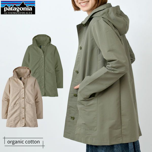 【SALE／10%OFF】 オーガニックコットン ウィメンズ・トランジショナル・トレンチ・ジャケット