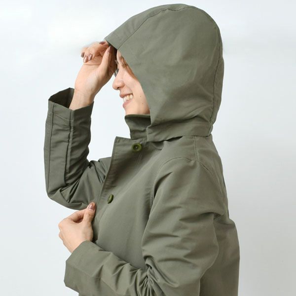 【SALE／10%OFF】 オーガニックコットン ウィメンズ・トランジショナル・トレンチ・ジャケット