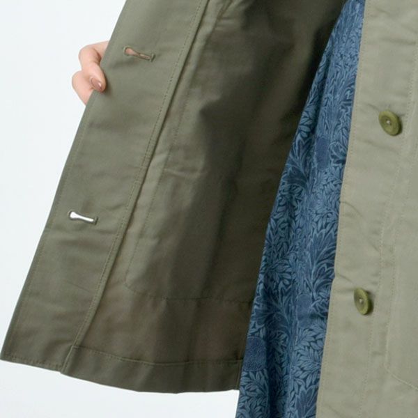 【SALE／10%OFF】 オーガニックコットン ウィメンズ・トランジショナル・トレンチ・ジャケット