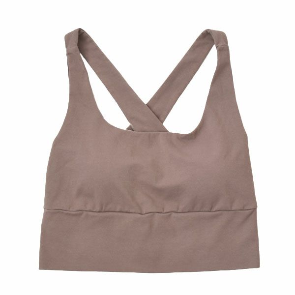 オーガニックコットン クリスクロスキャミブラ