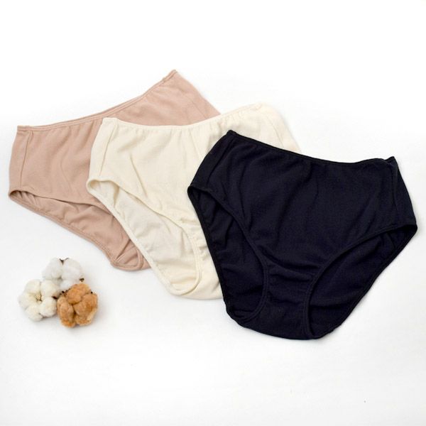 オーガニックコットン ハイウエストショーツ