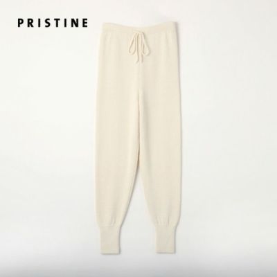 オーガニックコットン＆アルパカ ニットパンツ