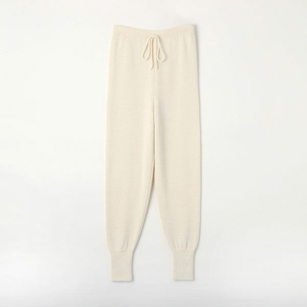 オーガニックコットン＆アルパカ ニットパンツ
