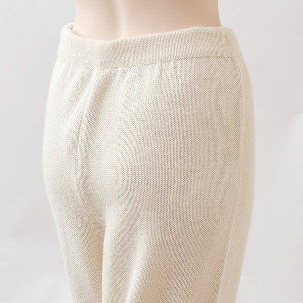 オーガニックコットン＆アルパカ ニットパンツ | オーガニックコットン