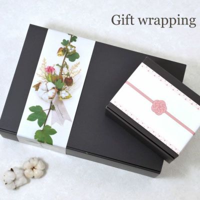 ギフトラッピング クラフトボックス Black