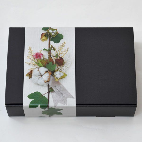 ギフトラッピング クラフトボックス Black