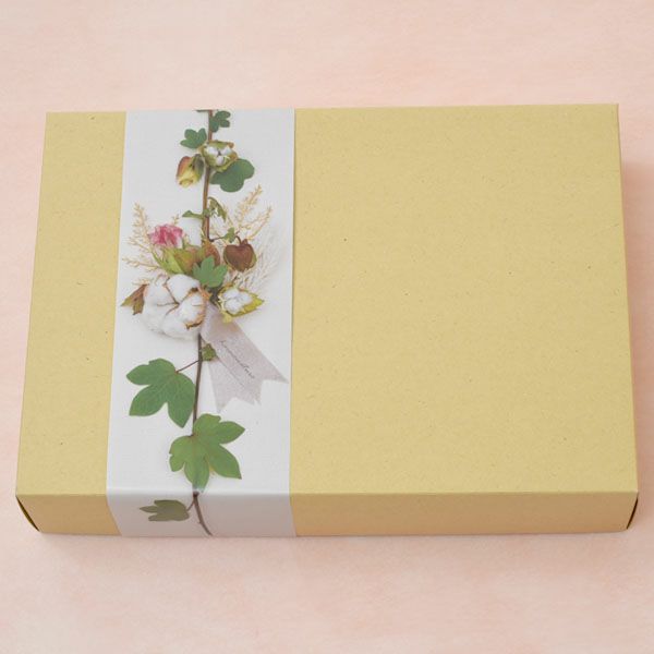 ギフトラッピング クラフトボックス Natural