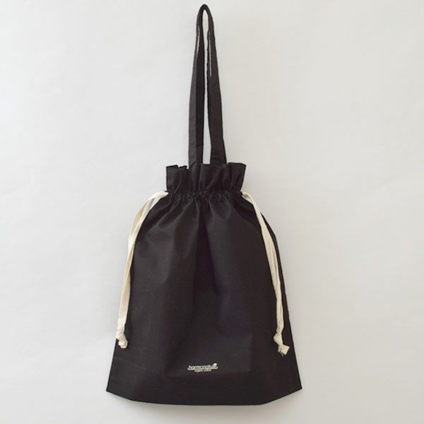 ギフトラッピング オーガニックコットン エコバッグ Black