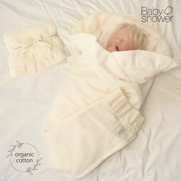 オーガニックコットン テリーおくるみTOQUILLA