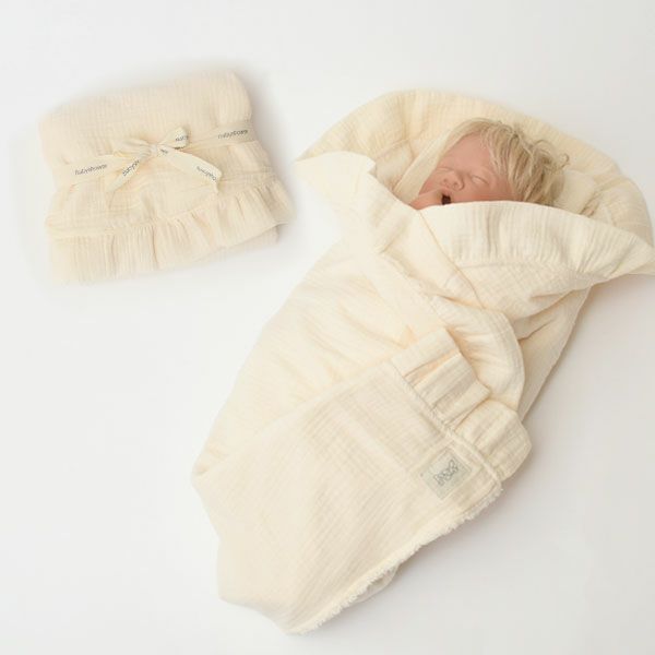 オーガニックコットン テリーおくるみTOQUILLA