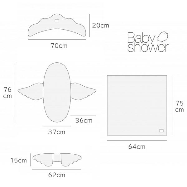 オーガニックコットン エンジェルバスケットリネンセット