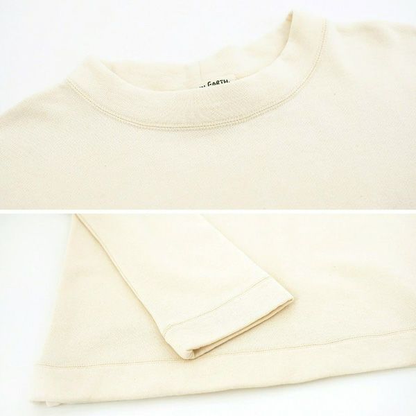 オーガニックコットン 裏起毛スウェットプルオーバー