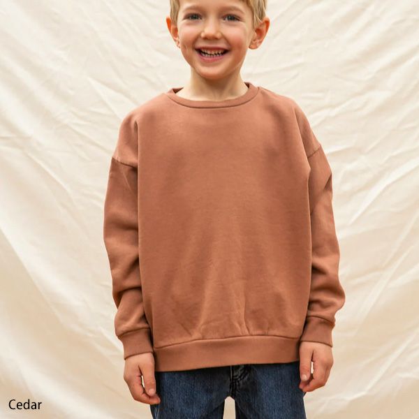 オーガニックコットン キッズ スウェットシャツMalo