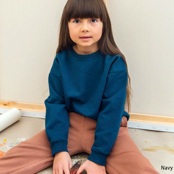 オーガニックコットン キッズ スウェットシャツMalo