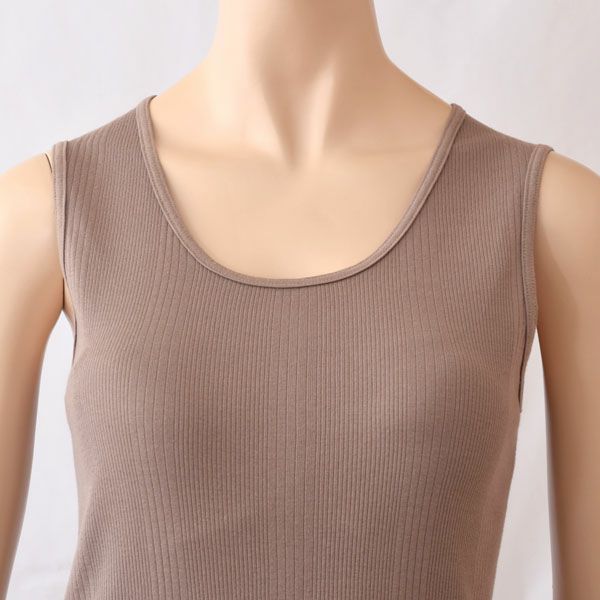 オーガニックコットン ランダムリブインナーワンピース