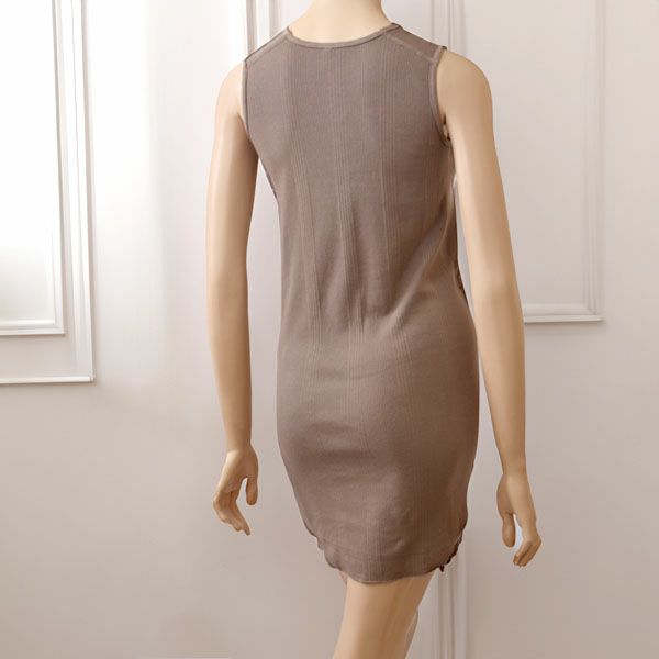 オーガニックコットン ランダムリブインナーワンピース