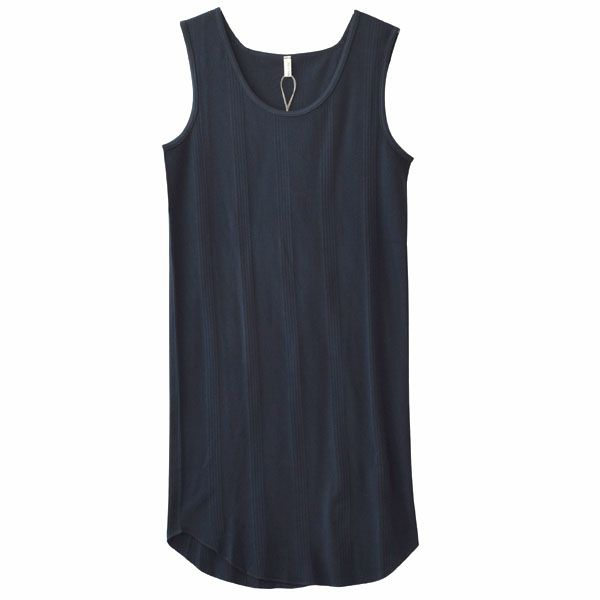 オーガニックコットン ランダムリブインナーワンピース