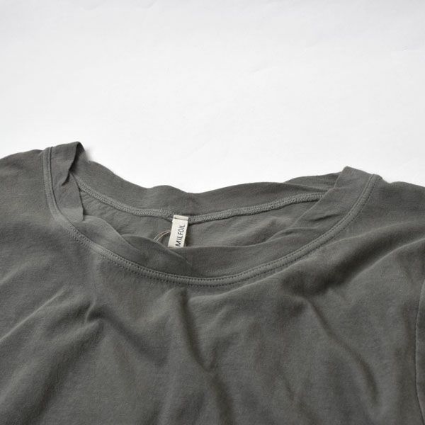 オーガニックコットン 薄地天竺 長袖カットソー