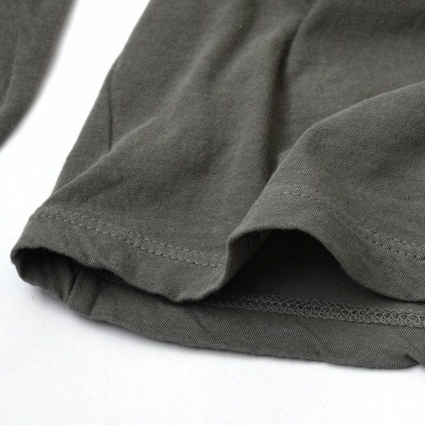 オーガニックコットン 薄地天竺 長袖カットソー