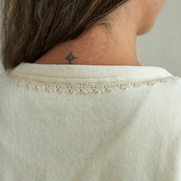 オーガニックコットン ベルベッドフレアトップス