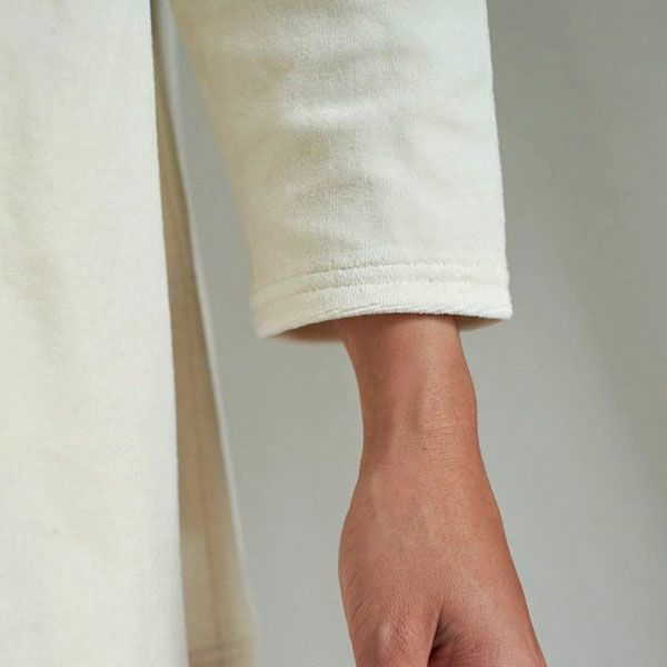 オーガニックコットン ベルベッドフレアトップス