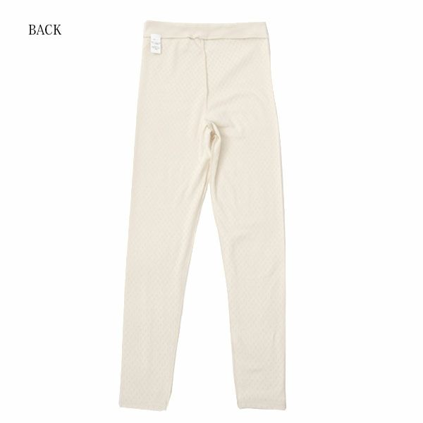 オーガニックコットン レギンス アイレット