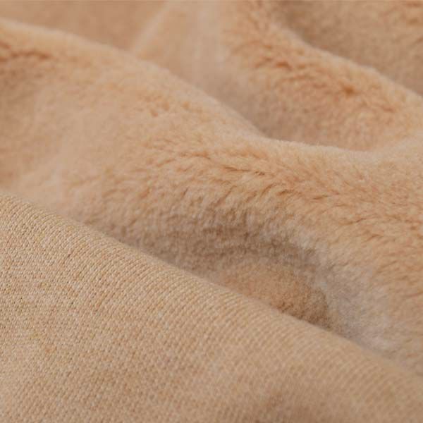 オーガニックコットン ベビーフード付きファーコート