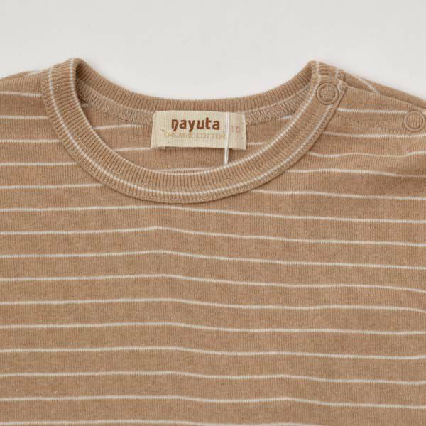 オーガニックコットン キッズ長袖ワンピース