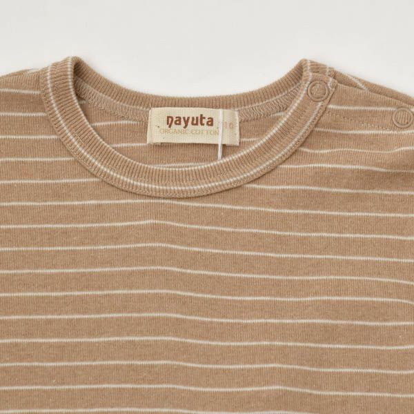 オーガニックコットン キッズ長袖ワンピース