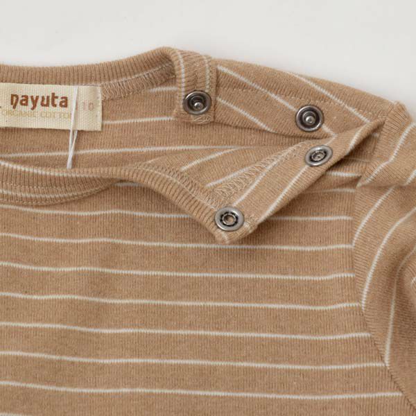 オーガニックコットン キッズ長袖ワンピース