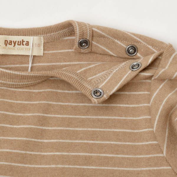 オーガニックコットン キッズ長袖ワンピース