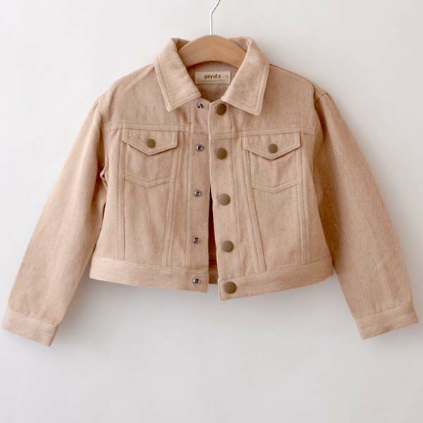 オーガニックコットン キッズデニムジャケット