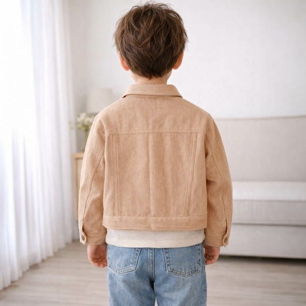 オーガニックコットン キッズデニムジャケット