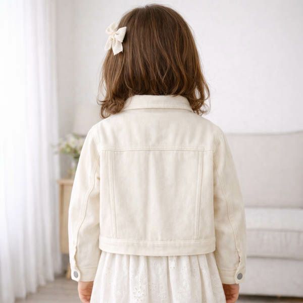 オーガニックコットン キッズデニムジャケット