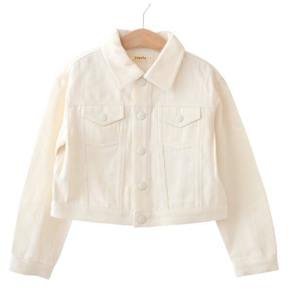 オーガニックコットン キッズデニムジャケット