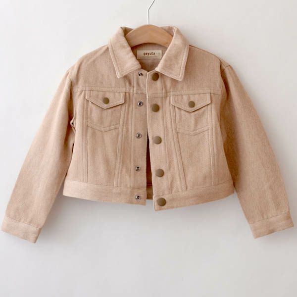 オーガニックコットン キッズデニムジャケット