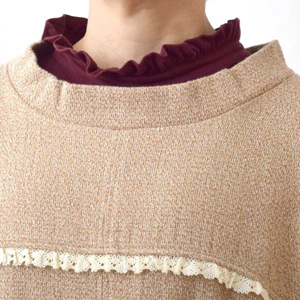 【SALE／10%OFF】 オーガニックコットン メロンフェザードチュニック