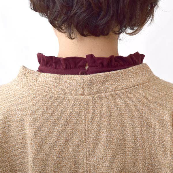 【SALE／10%OFF】 オーガニックコットン メロンフェザードチュニック