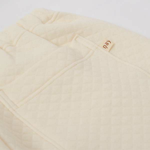 オーガニックコットン キルティングハーフパンツ