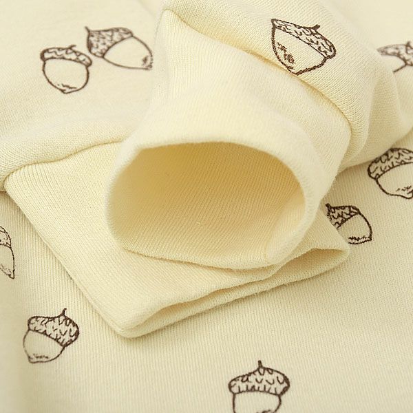 オーガニックコットン ベビースウェットシャツ＆ジョガーセットAcorn（長袖）