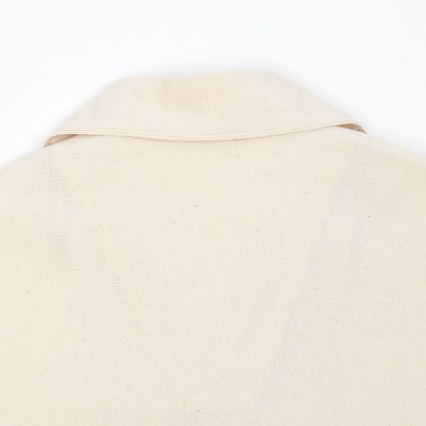 オーガニックコットン オープンカラーブラッシュドパジャマ