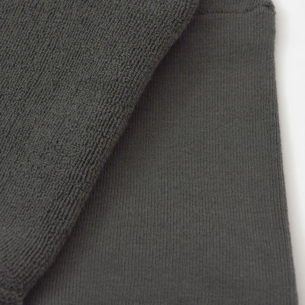 オーガニックコットン五倍子タビ型パイルアンクル丈ソックス