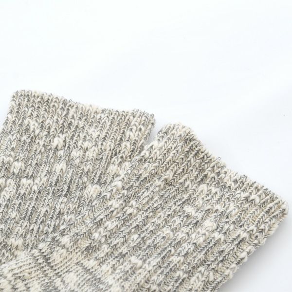 オーガニックコットン スラブリブアンクルソックス