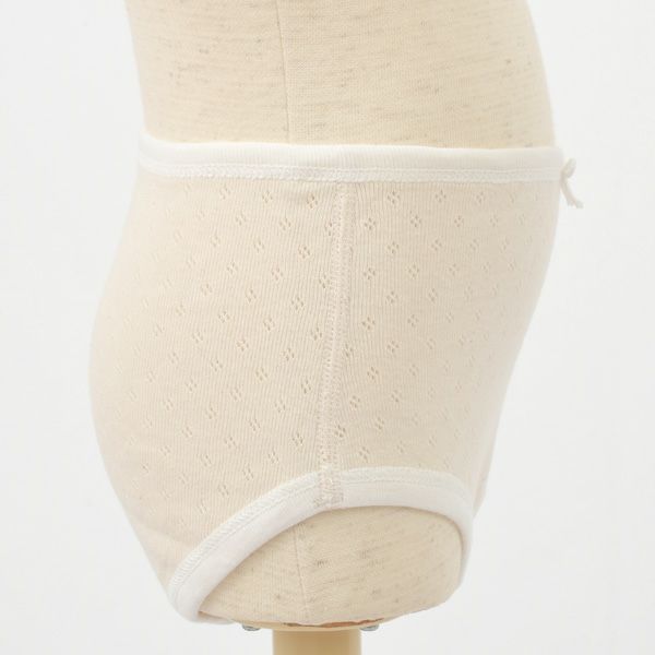 オーガニックコットン ベビー フラワーメッシュキャミ＆ショーツ