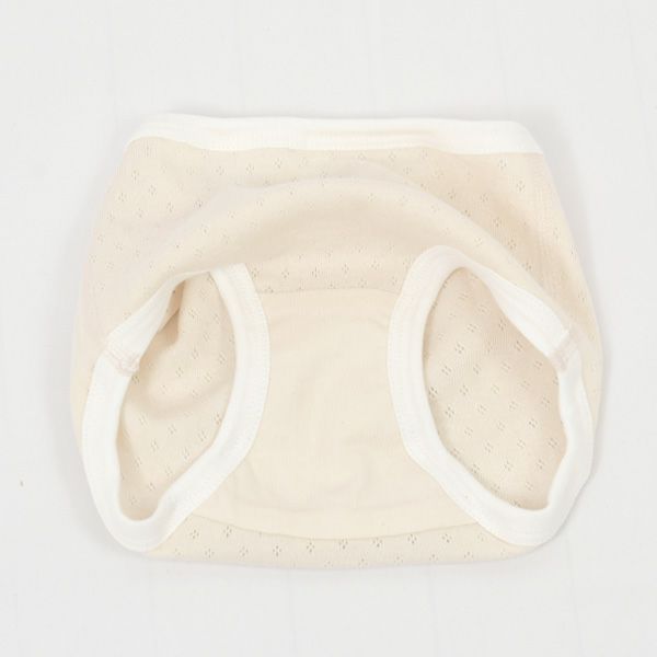 オーガニックコットン ベビー フラワーメッシュキャミ＆ショーツ