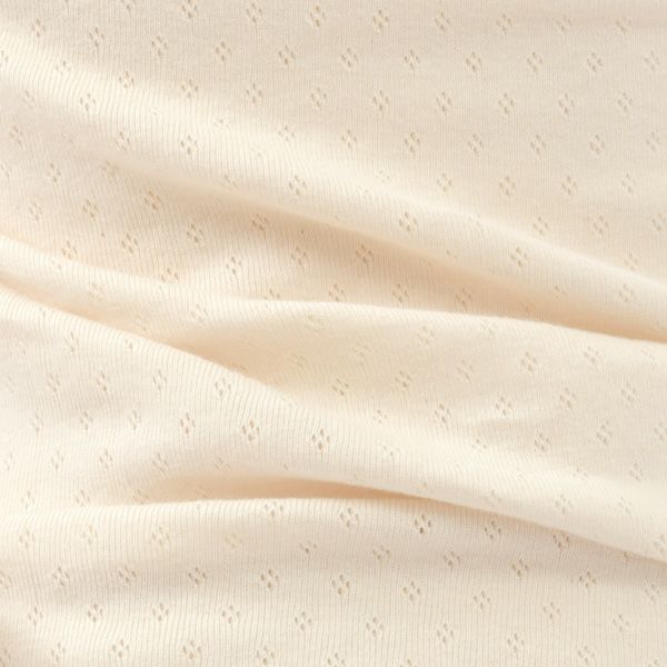 オーガニックコットン ベビー フラワーメッシュキャミ＆ショーツ