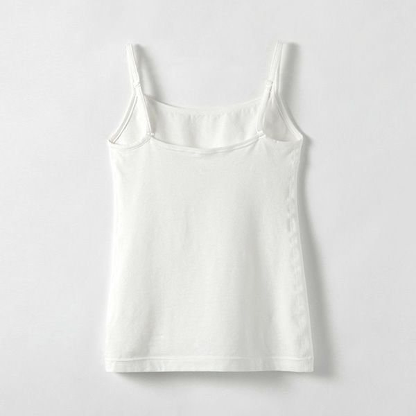 オーガニックコットン ベア天竺キャミソール