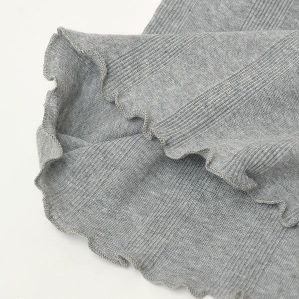 オーガニックコットン リブフライス パッド付タンクトップ