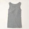 オーガニックコットン リブフライス パッド付タンクトップ