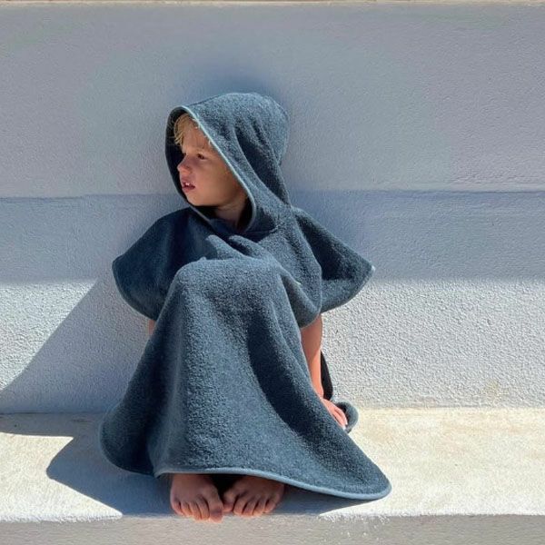 オーガニックコットン ベビー＆キッズ フーデッドタオル